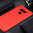 Flexi Slim Carbon Fibre Case for LG V50 ThinQ - Brushed Red
